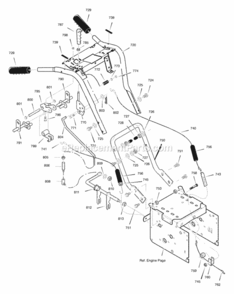 Part Location Diagram of 71035 Murray Nut, Hex