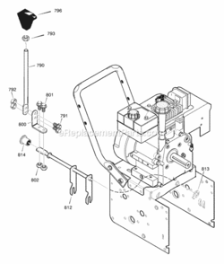 Part Location Diagram of 581631E7101 Murray Rod, Shift