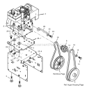 Engine Diagram and Parts List for 627804X89C  Murray Snow Blower