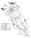Part Location Diagram of 5113E717 Murray Handle, Upper Left Hand