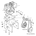 Engine Diagram and Parts List for 627804X89D  Murray Snow Blower