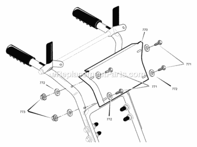 Part Location Diagram of 1501203E717 Murray Panel