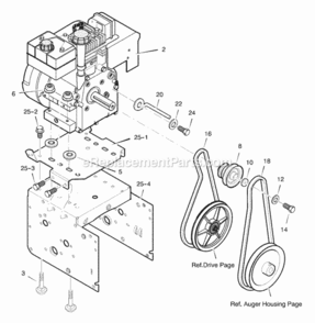 Part Location Diagram of F-011082L Murray Owners Manual