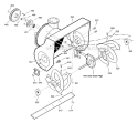 Auger_Housing Diagram and Parts List for 627850X5A Single Murray Snow Blower