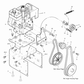 Part Location Diagram of F-031031L Murray OWNER'S MANUAL