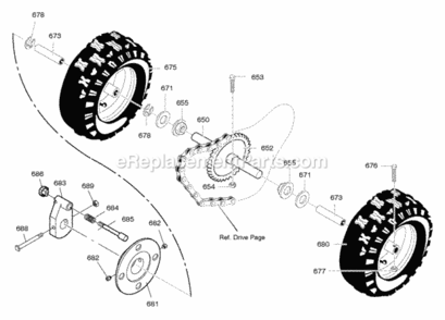 Part Location Diagram of 1501930MA Murray Wheel Lock Asy, Cente