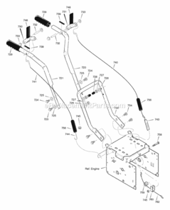 Part Location Diagram of 1502112 Murray Cable, Drive