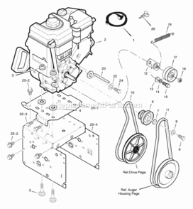 Part Location Diagram of F-051026L Murray Owners Manual