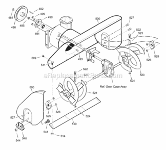 Part Location Diagram of 762379E707 Murray DISCONTINUED