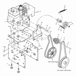 Part Location Diagram of F-031083L Murray OWNER'S MANUAL