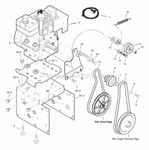 Part Location Diagram of F-041083L Murray Owners Manual
