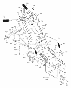 Part Location Diagram of 1501733 Murray Rod, Speed Control