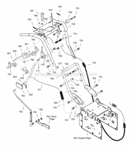 Part Location Diagram of 578926E701 Murray DISCONTINUED