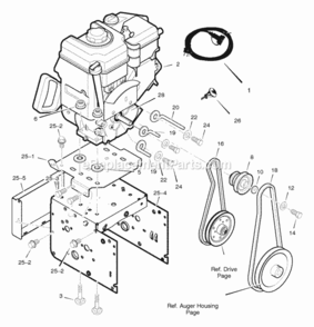 Part Location Diagram of F-041057L Murray Owners Manual 8218-2217-02