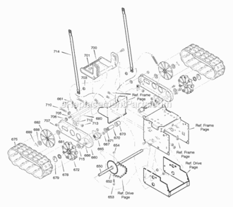 Part Location Diagram of 580652YZ Murray Shaft, Foot Pedal -4.75-In.
