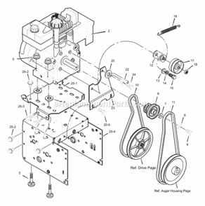Part Location Diagram of 1501666E245 Murray FRAME, MOTOR BOX