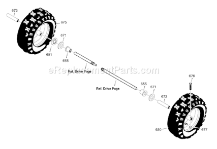 Page H Diagram and Parts List for 6291570X85 18-2847-282007 Murray Snow Blower