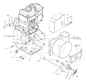 Page B Diagram and Parts List for 6291590X110 18-2847-882007 Murray Snow Blower