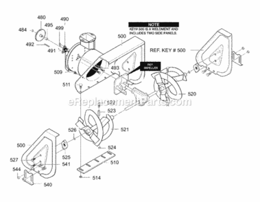 Part Location Diagram of 762379E700 Murray DISCONTINUED
