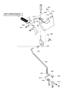 Part Location Diagram of 1501509E700MA Murray Panel Asy P4Lt R&S El