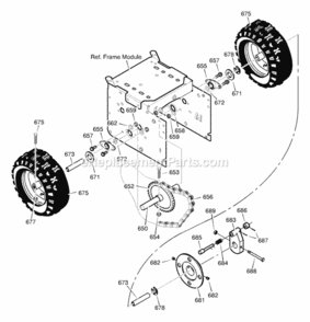 Part Location Diagram of 1501032E701 Murray DISC, WHEEL