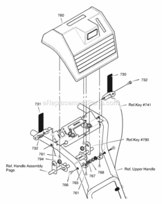 Part Location Diagram of 578866E701 Murray DISCONTINUED