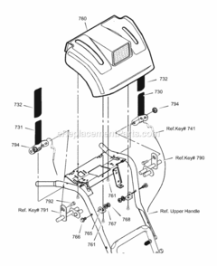 Part Location Diagram of 578866E717 Murray Bracket, Panel