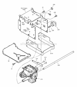 Part Location Diagram of 1501334E245 Murray Frame, Extension - Hydro