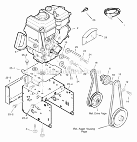Part Location Diagram of F-041078L Murray Owners Manual