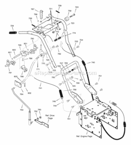 Part Location Diagram of 01X157 Murray DISCONTINUED