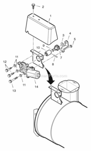 Part Location Diagram of 001X94 Murray DISCONTINUED