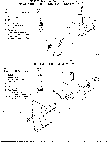 Regular/standard height adjusters Diagram and Parts List for 8-22651X8  Murray Lawn Mower