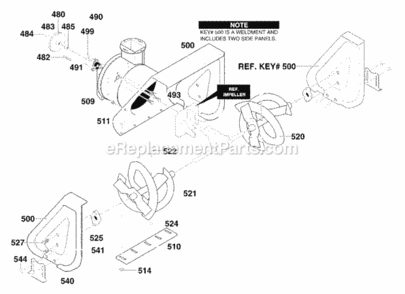 Part Location Diagram of 760312-821 Murray Auger, Right Hand