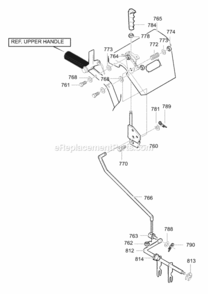 Part Location Diagram of 1501537 Murray ROD, SPEED CONTROL