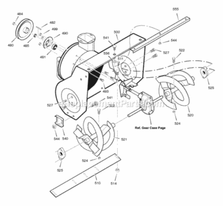 Part Location Diagram of 1501719E245 Murray Housing, Assembly