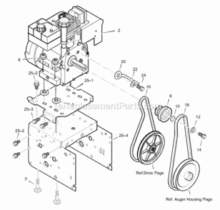 Part Location Diagram of 8218-2201-10 Murray 