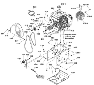Part Location Diagram of 1754330YP Murray COVER, BELT, GTH0