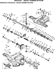 Part Location Diagram of 776135 Poulan Shaft, Input (Peerless part number)