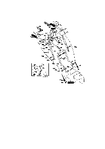 Handle assembly Diagram and Parts List for 627104X8A  Murray Snow Blower