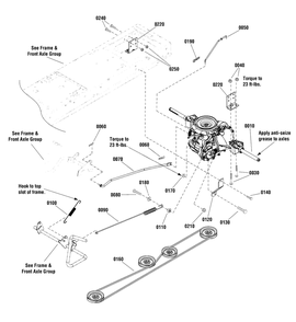 Transmission Group - Hydro Gear Diagram and Parts List for MT175420H (2690928)(2011) Murray Lawn Tractor