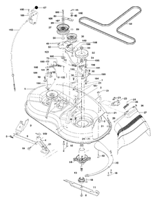 Part Location Diagram of 165898 Murray * Retainer Spring Yellow