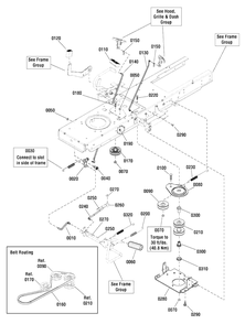 Part Location Diagram of 885565YP Briggs and Stratton Idler backside