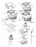 Page E Diagram and Parts List for 7800192 LT20460 Murray Lawn Tractor