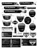 Page D Diagram and Parts List for 7800240 NM2255 Murray Lawn Mower