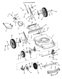 Page A Diagram and Parts List for 7800243 NMP226575HW Murray Lawn Mower