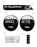 Page D Diagram and Parts List for 7800247 EMP2265 Murray Lawn Mower
