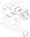Page A Diagram and Parts List for 7800272 312006x11E Murray Lawn Tractor
