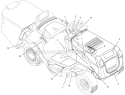 Part Location Diagram of 1740532MA Murray Decal, Hayter Heritage