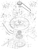 Part Location Diagram of 7300737ZMA Murray Bracket, Rear Deck