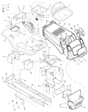 Part Location Diagram of 1735621MA Murray Guard, Rubber, Lh, Black